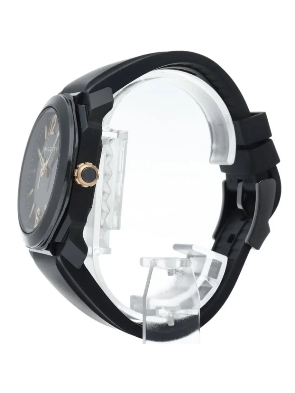 Bvlgari Octo Ultra Nero Watch 41 SS Rubber Black